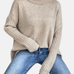 BRIGITTE – LONG TURTLENECK SWEATER