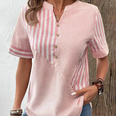 Monroe™ | Soft Striped Blouse