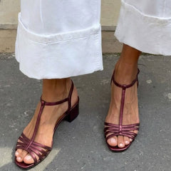 Allegra | Golden Sandals Everyday Elegance