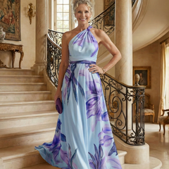 Amiel™ Light Floral Maxi Dress
