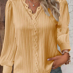 Sam™ | Blouse with Chiffon and Lace Details