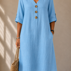 Amelia™ | Button Dress