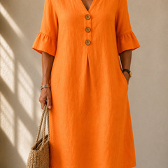Hazel™ | Button Dress
