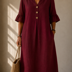 Clara™ | Button Dress