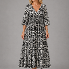 Althea™ | Bohemian Flow Midi Dress