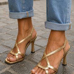 Cassie | Golden Summer Charm Heels