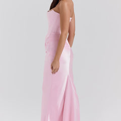 Camellia | Women's Wedding Guest Lace Strapless Dress Evening