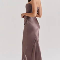 Camellia | Women's Wedding Guest Lace Strapless Dress Evening