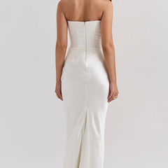 Camellia | Women's Wedding Guest Lace Strapless Dress Evening