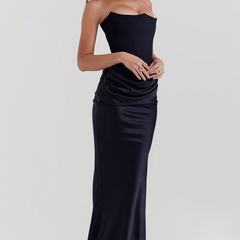 Camellia | Women's Wedding Guest Lace Strapless Dress Evening