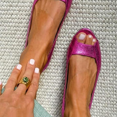 Adelina | Chic Comfort Golden Sandals