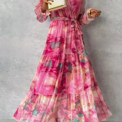 Summer | Wrap Dress with Floral Print