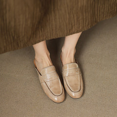 Serin Genuine Leather Mules