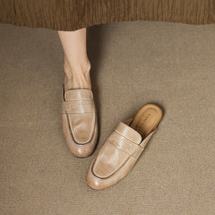 Serin Genuine Leather Mules