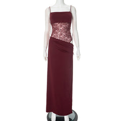 Felicia™ | Long Dress with Lace Detail