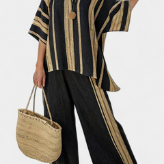 Tamara - Oversized Relaxed Linen Trouser Set