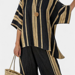 Tamara - Oversized Relaxed Linen Trouser Set