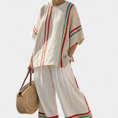 Noemi - Printed Boho Trouser Set