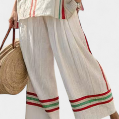 Noemi - Printed Boho Trouser Set