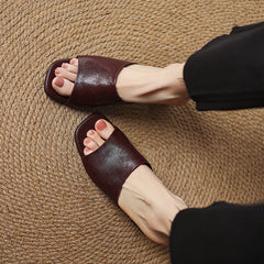 Avena Genuine Leather Mules