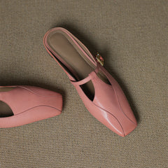 Keva Genuine Leather Mules