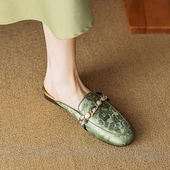Lumor Genuine Leather Mules