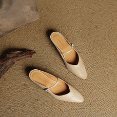 Orella Genuine Leather Mules