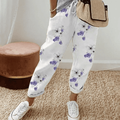 Elle™ | Flattering Fit & Comfort Waistband Trouser With Print
