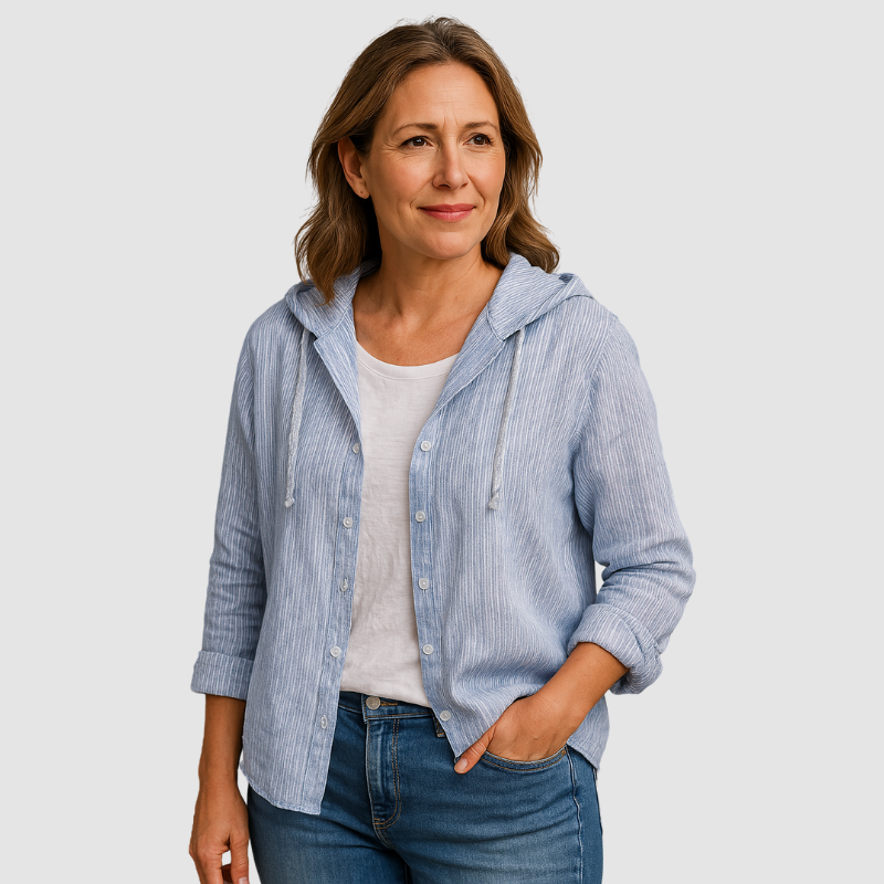 Breathable Hooded Blouse