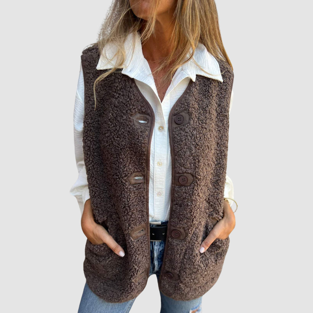 Spring Buttoned Vest