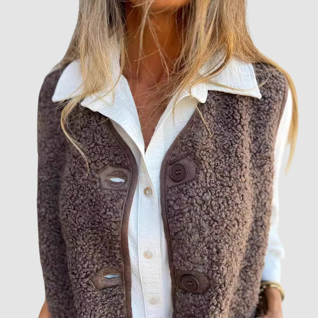 Spring Buttoned Vest