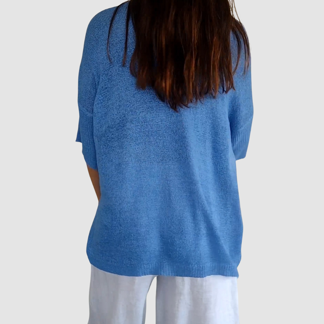 Knit V-Neck Top