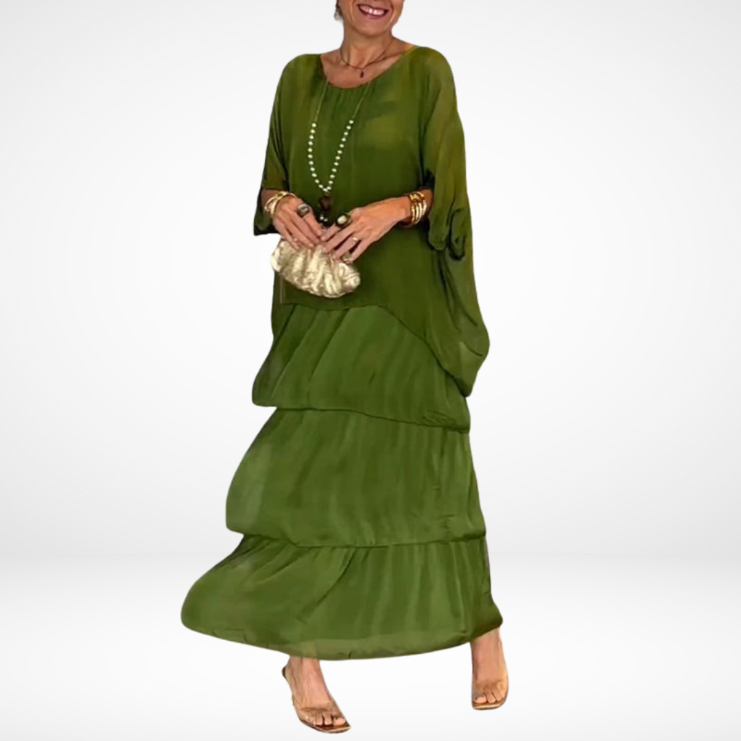 Artistic Loose Maxi Dress