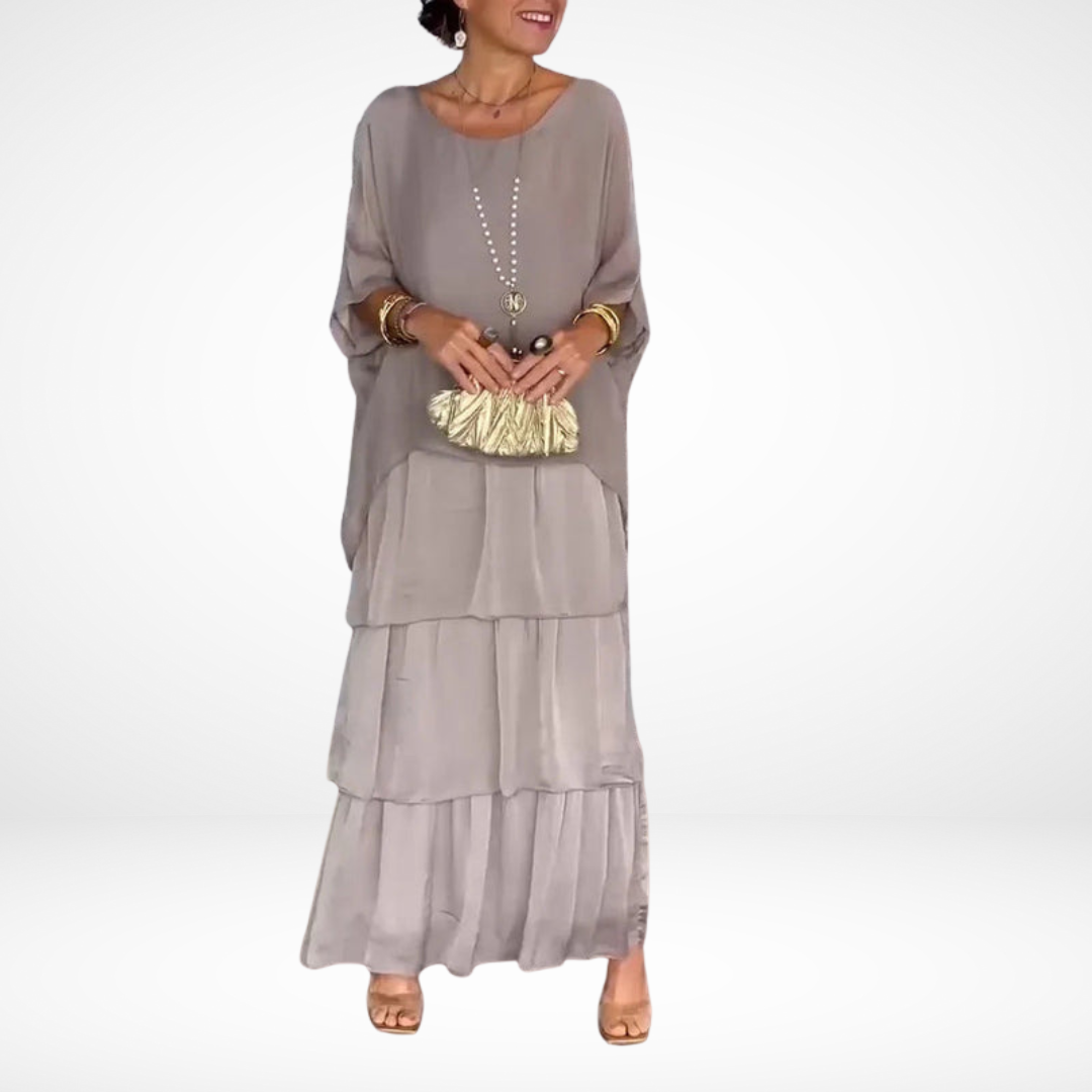 Artistic Loose Maxi Dress