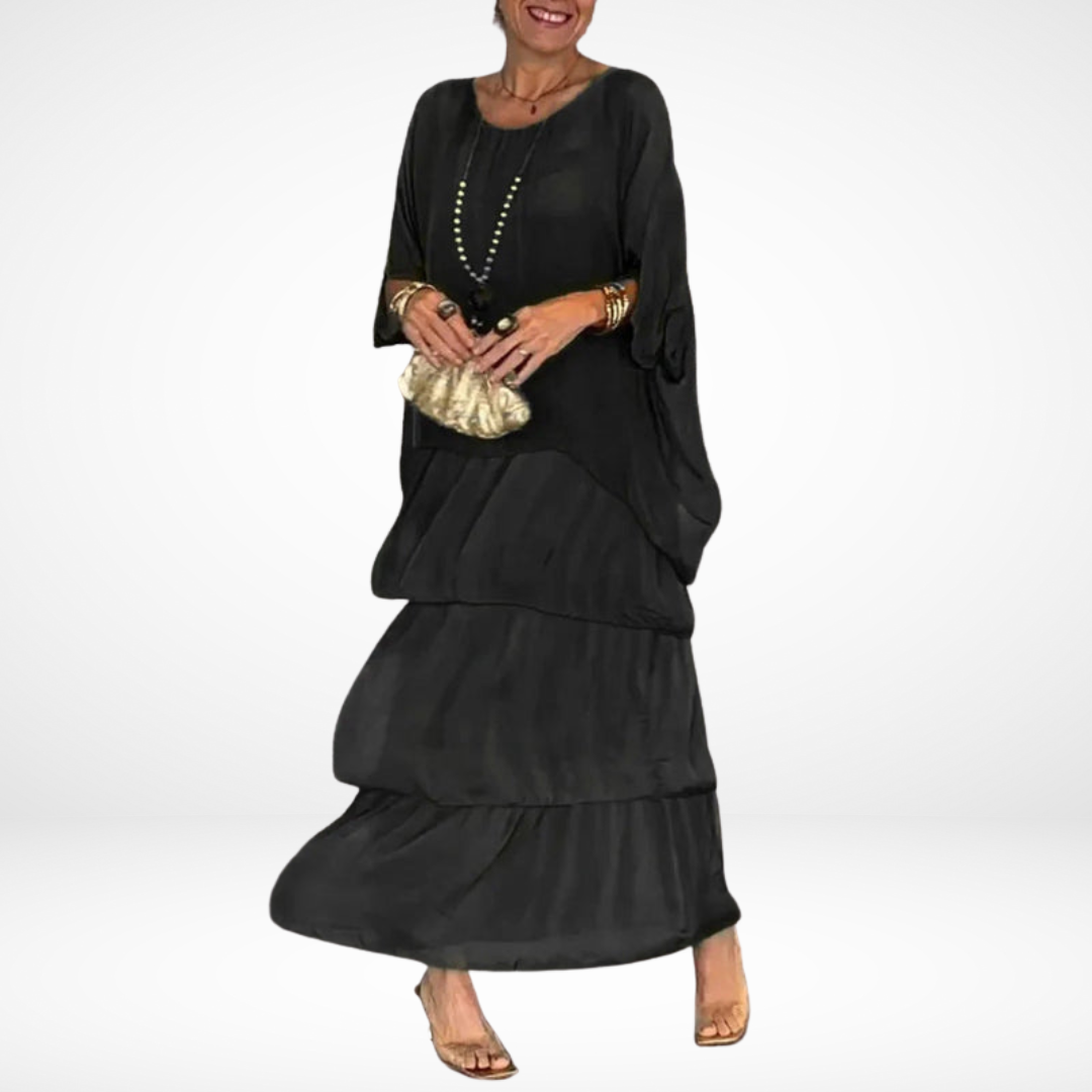 Artistic Loose Maxi Dress