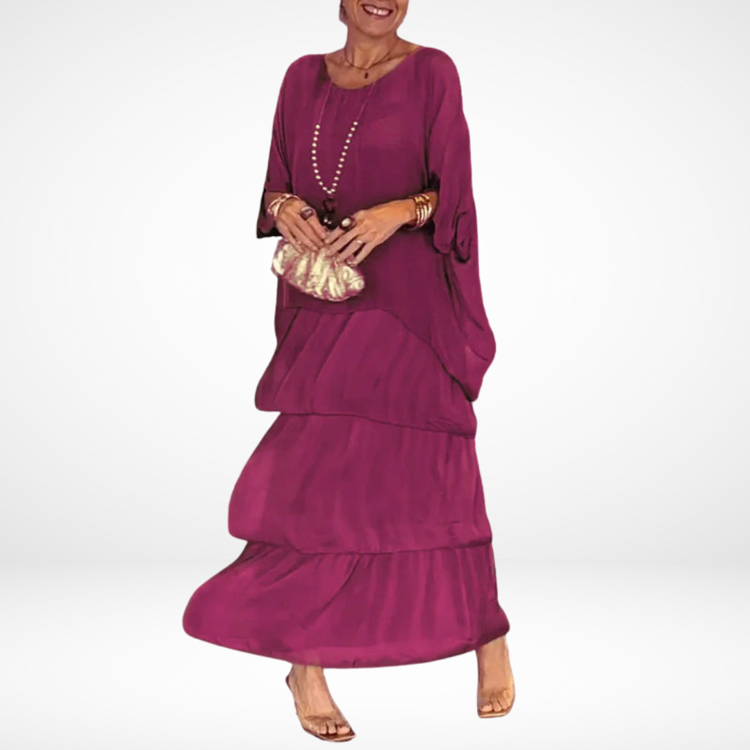 Artistic Loose Maxi Dress