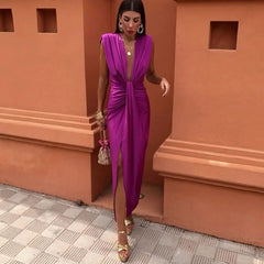 Amelia™ | Soft Pleated Midi Dress