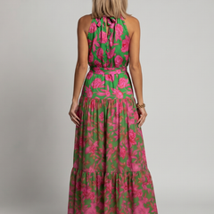 Rowen™ Draped Halter Midi Dress