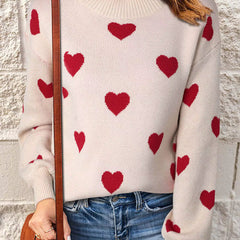 Katherine | Elegant Hearts Sweater