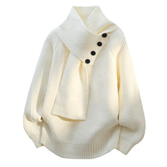 Imogen | Cozy Scarf-Neck Sweater