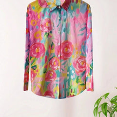 Terri™ | Colorful Blouse with Playful Print