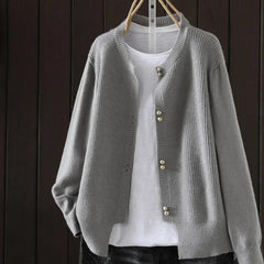 ELARA | PEARL-BUTTON CARDIGAN