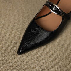Alour Genuine Leather Mules