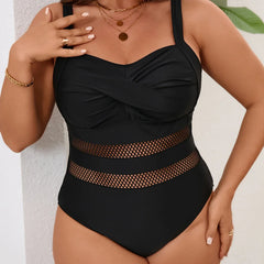 Sophia | Midnight Luxe One-Piece Swimsuit