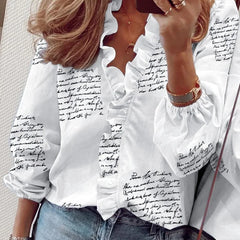 Enola™ | Feminine Blouse with Playful Ruffles