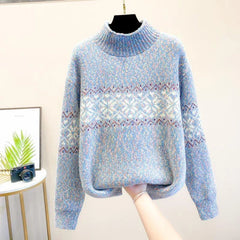 Isabella | Snowflake Knit Sweater