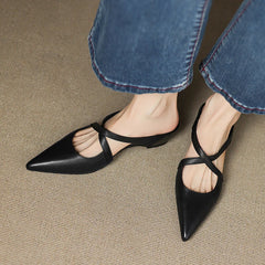 Aluna™ | Genuine Leather Mules