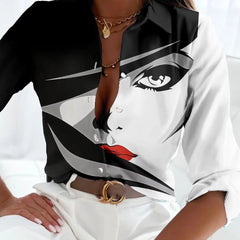 Viola™ | Contemporary Printed Blouse