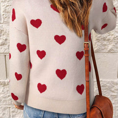Katherine | Elegant Hearts Sweater