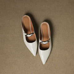 Alour Genuine Leather Mules